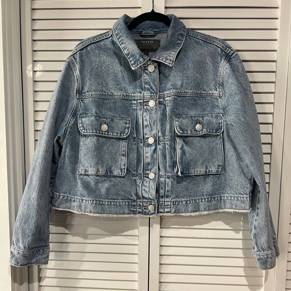 Torrid Light Blue Jean Jacket